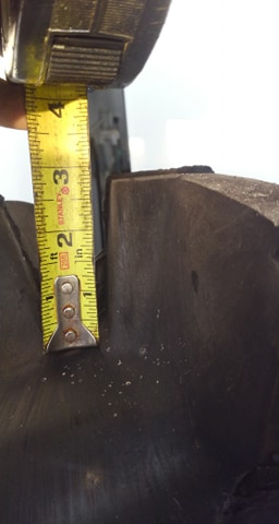 1988 Ford Bronco - each tread is almost 3 inches tall! basically R1W/R2 tractor tire size