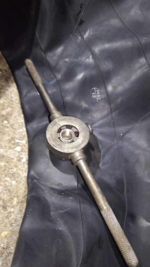 1988 Ford Bronco - i decided to use a tap to change the thread to 1/2"-20 thread. seemed to work very effectively and the nuts go on easy.
