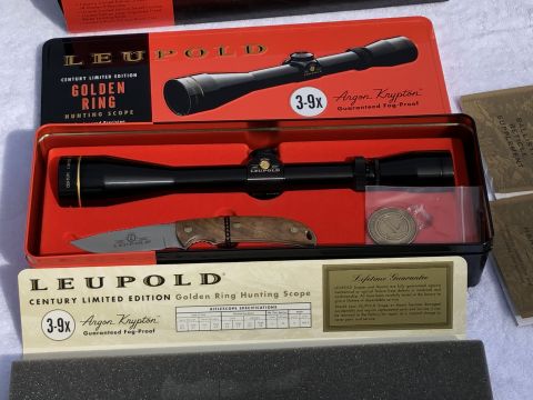 1995 Mercury Grand Marquis - Leupold Golden Ring Century Limited Edition hunting scope set with knife and documentation.