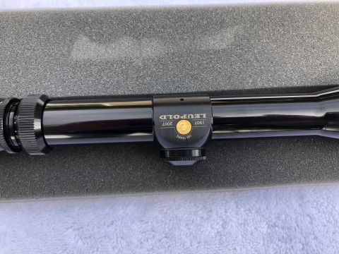 1995 Mercury Grand Marquis - Leupold scope marked 1907-2007, indicating 100 years of production.