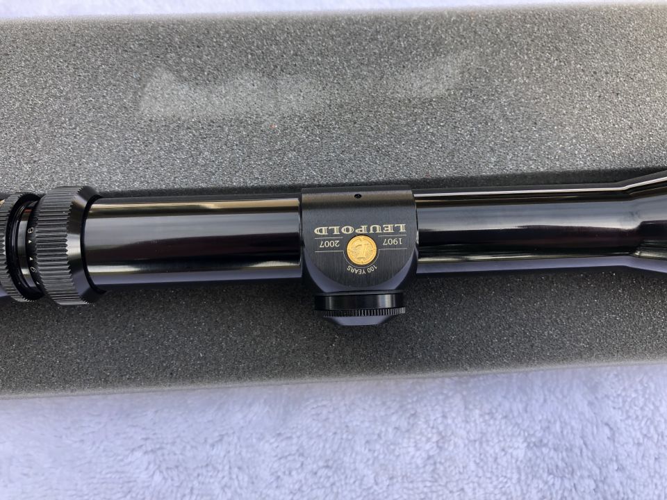 Leupold scope with 1907-2007 100 Years marking