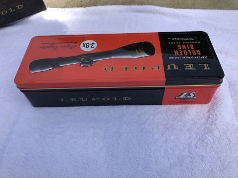 1995 Mercury Grand Marquis - This is a Leupold Golden Ring scope tin, an image of a scope and product details.