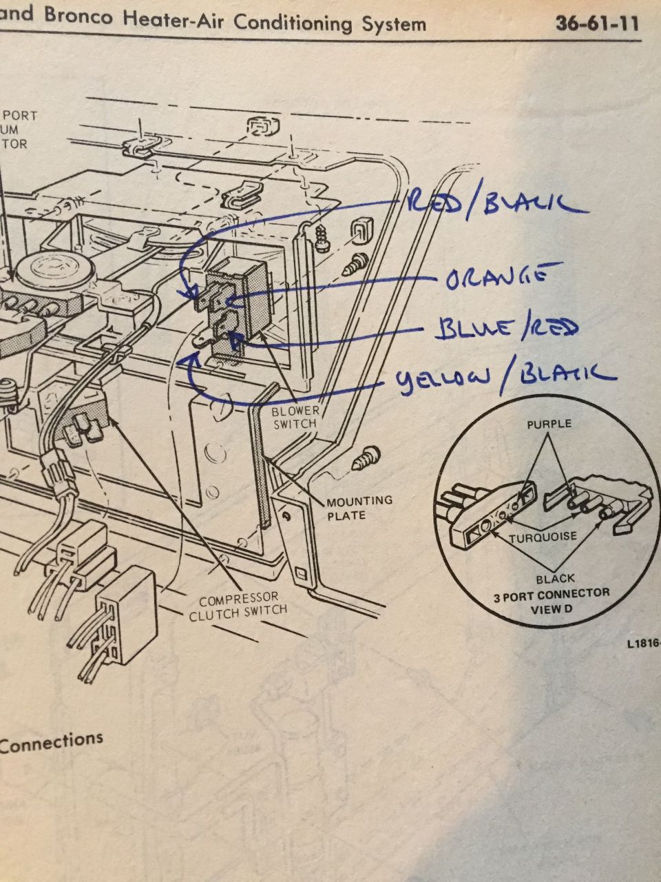 Blower Switch Wiring