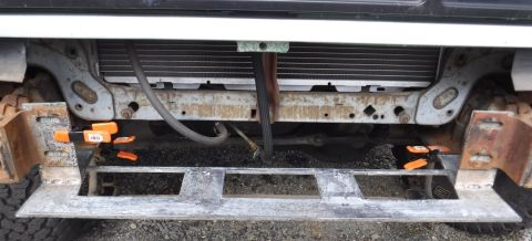 1992 Ford Bronco - First test fit. You know it's light when just three little spring clamps can hold it snugly in place. That and the friction against the bum…