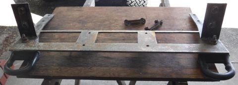 1992 Ford Bronco - Expedition tow hooks installed. I couldn't use the top nut bracket because it would have to pass through the bumper mount tab, and I couldn…