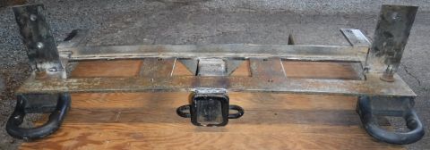 1992 Ford Bronco - Receiver added in and all spot welds filled in fully ... only to realize after that the main plate had developed quite a bow. It warped exa…