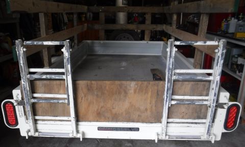 1992 Ford Bronco - Extended walls and tailgate, not yet painted.