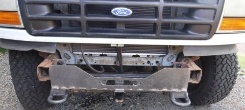 1992 Ford Bronco - Much better now that Test Fit 2 actually fits! No issues lining up the 8 bolt holes after the main plate deflection issue.