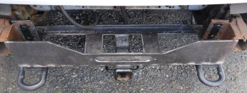 1992 Ford Bronco - Bumper and sway bar bolt brackets cleaned up and painted.