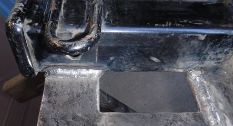 1992 Ford Bronco - Spent a bunch of time chipping away the weld slag and splatter.