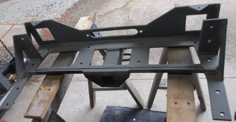 1992 Ford Bronco - Primed and ready for paint.