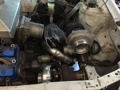 1993 Mercury Tracer - Custom engine build twin turbochargers and extensive modifications to the intake system.