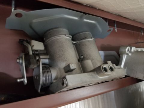 1983 Ford Bronco - Throttle Body for 5.8L from \\'93 Bronco It has been washed inside & out, sandblasted inside & out, and then sprayed with DupliColor Clear…