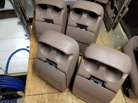 1983 Ford Bronco - Mocha (Tan) '92-96 F-series/Bronco Floor Consoles (empty)