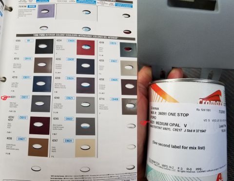1997 Ford F-250 - Eventually, I found a paint store that could mix the exact color, but the price was double what I paid ~10 years ago. IF THE IMAGE IS TOO S…