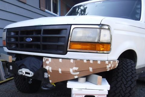 1992 Ford Bronco - Side view of the final version.