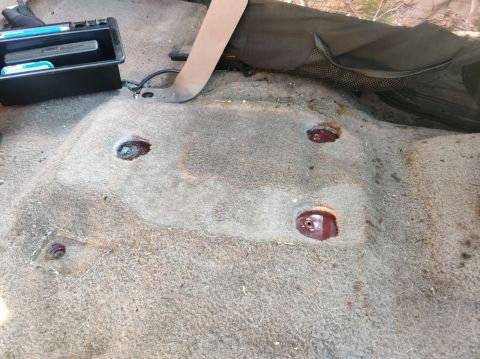 1996 Ford Bronco - 20200715 - Center console comes out with three 10mm bolts. It also came out pretty easily.