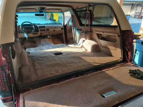 1996 Ford Bronco - 20200716 - Pretty spacious without seats. This is going to require a lot of sound deadening materials.