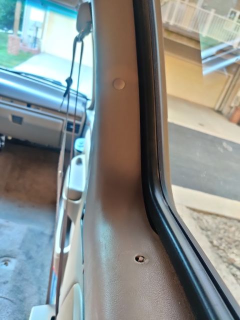 1996 Ford Bronco - 20200715 - Next is the long piece that runs along the bottom of the hard-top window. It's secured by the plastic trim clips. All mine were…