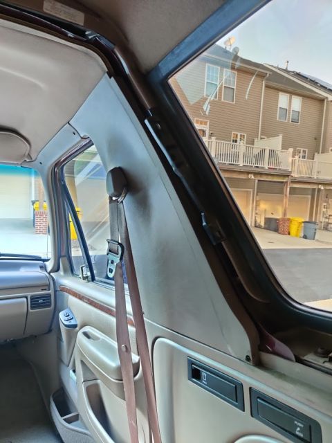 1996 Ford Bronco - 20200715 - Next is the trim over the front driver and passenger windows (3-4 screws each) followed by the large B-pillar trim pieces (2 scr…
