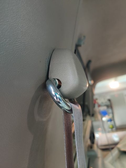1996 Ford Bronco - 20200715 - The seatbelt needs to come off for the B pillar trim to come out. It requires a t50 torx bit. To get the trim piece covering thi…