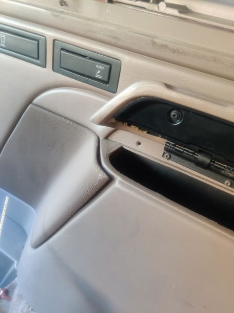 1996 Ford Bronco - 20200718 - With the seatbelt bolts removed, the side trim can be easily removed. Be aware there is a screw hiding under the armrest that ne…
