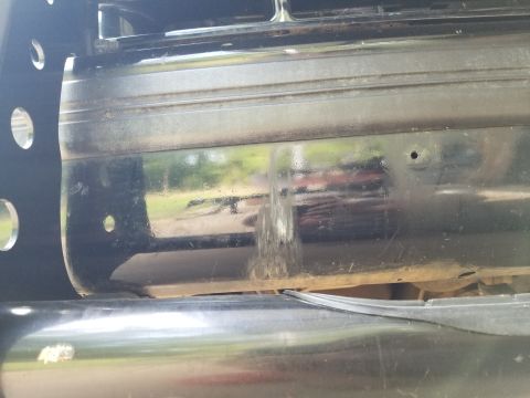 1996 Ford Bronco - Scuff on front bumper.