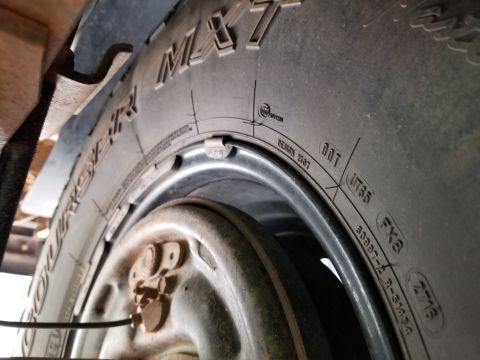 1996 Ford Bronco - All 4 of these MasterCraft Courser MX/T tires was made the 27th week of 2016, so they're a little more than halfway through their useable l…
