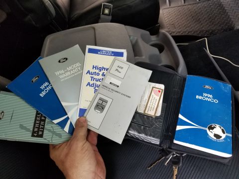 1996 Ford Bronco - I had never seen the RKE system manual before. It's a dealer-installed system, but the remote was not included with the truck, and the modu…