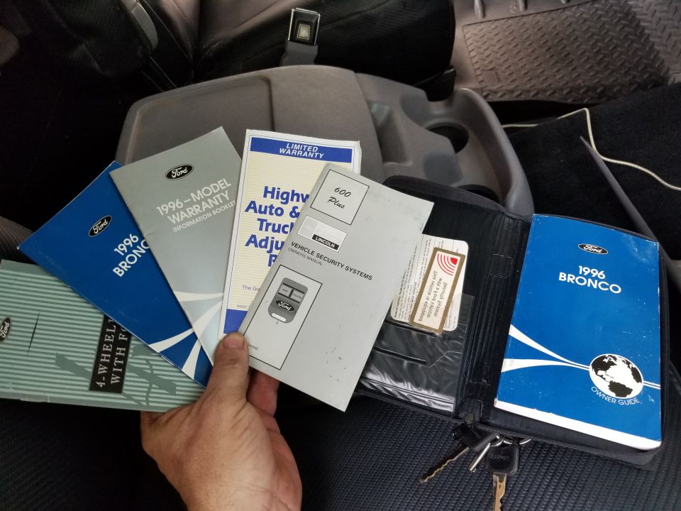 I had never seen the RKE system manual before. It's a dealer-installed system, but the remote was not included with the truck, and the module & some wiring seems to have been ripped out. That's probably why the Right unlock switch doesn't work.

Remove abandoned wiring & repair damage: $60/hr clock time