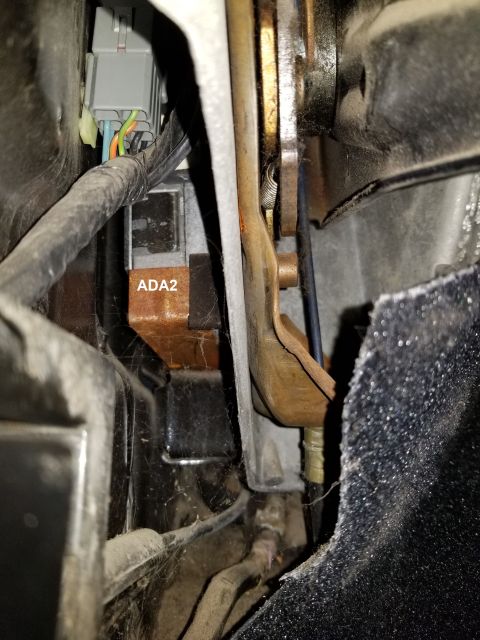 1996 Ford Bronco - The PCM calibration code is ADA2, but it's not visible past the connector for the visors, RV mirror, & OHC. [url=https://www.supermotors.ne…