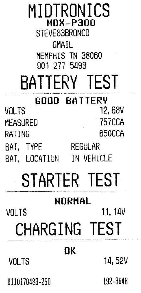 1996 Ford Bronco - The battery tests good (above its specification), as it should at only 1 month old, even for a cheap battery brand. [url=https://www.superm…