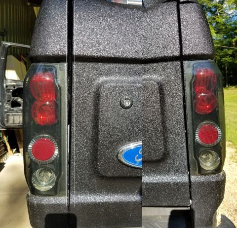 1996 Ford Bronco - The Left bedwall is bent outboard slightly, causing the t/g gap to taper. Adjust LHR c-pillar angle $120 [url=https://www.supermotors.net/r…