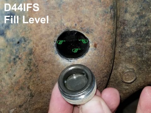 1996 Ford Bronco - The front diff is full, and appears UN-contaminated. This oil is not on the normal or severe-duty maintenance schedules, so there's no reas…