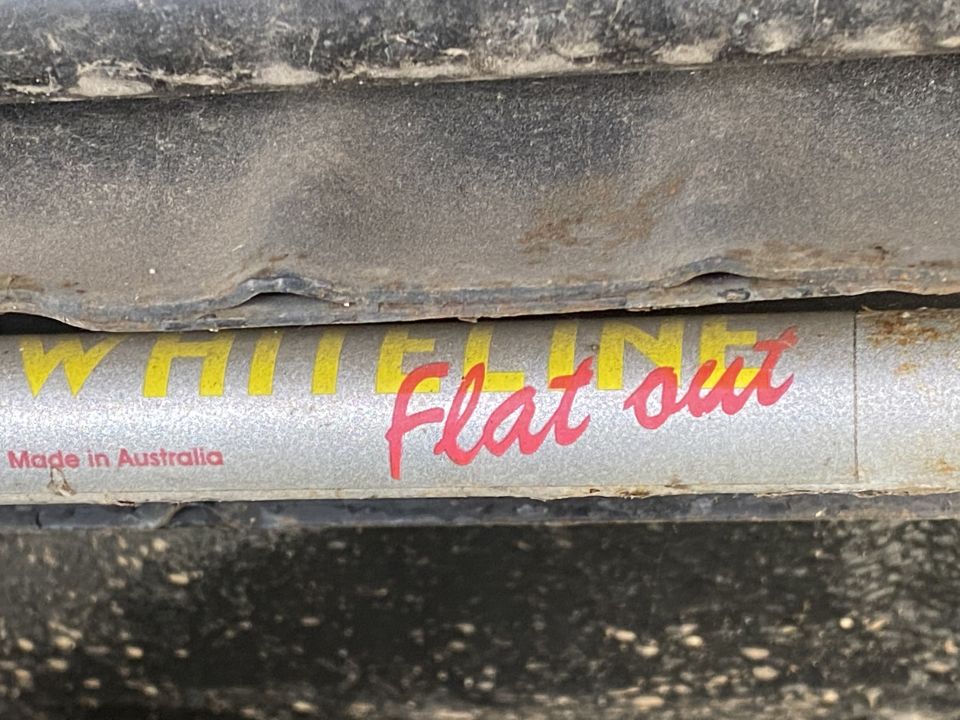 Whiteline Flat out bar made in Australia