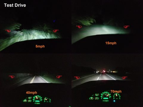1996 Ford Bronco - Two things were immediately apparent on the first drive: 1) the Y-pipe/cat is bouncing on the crossmember; and 2) the headlights are terrib…