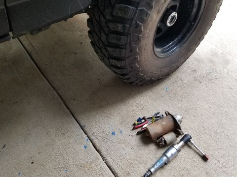 1996 Ford Bronco - The engine stalling resulted in the starter getting hot, which revealed that the solenoid sticks & runs-on. I swapped in a good used one, a…