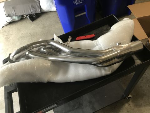 2004 Ford Crown Victoria - New exhaust headers are unboxed and ready for installation.