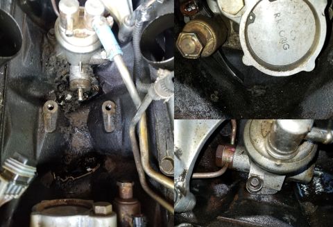 1997 Ford F-250 - While the filter housing is out, I'm cleaning the last of the ratnest soup out of the valley. IF THE IMAGE IS TOO SMALL, click it. ________…