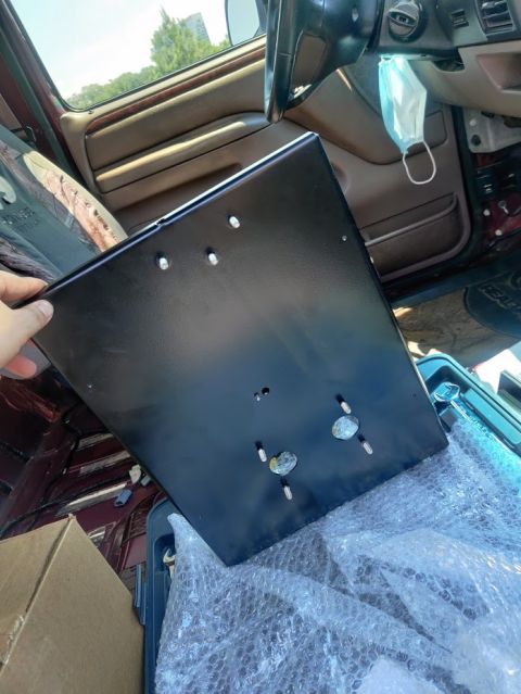 1996 Ford Bronco - 20200805 - Dual battery tray that will fit two group 65 batteries. There are extra parts to mount to the bottom of the tray to adapt it to…