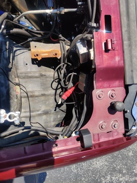 1996 Ford Bronco - 20200805 - The wiring is a mess, especially because I'm running HID's which gives ballasts to take up a lot of space. The instructions deta…