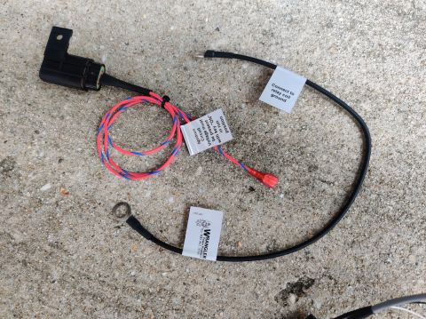 1996 Ford Bronco - 20200808 - The wires are mostly well labeled, but the instructions don't give much extra guidance. It'll require some intuiting to get it t…