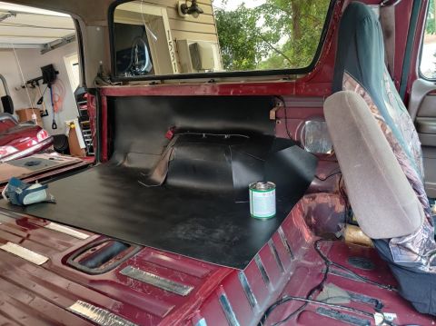 1996 Ford Bronco - 20200815 - Cementing the MLV in the inner quarter panel