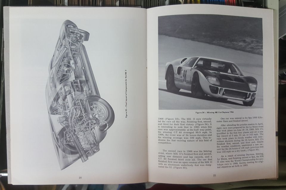 Ford GT40 race car with number 11 on track, 1966 Daytona