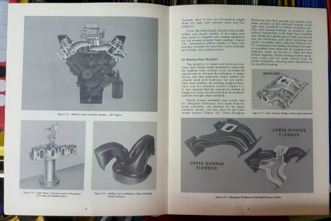 1973 Ford Mustang - Technical illustrations detail various engine parts and their assembly for automotive analysis.