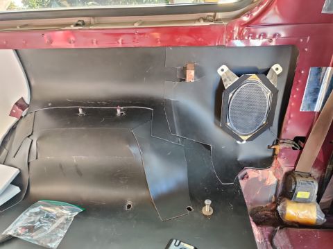 1996 Ford Bronco - 20200818 - Finished up CCF and MLV on the driver side cargo area.