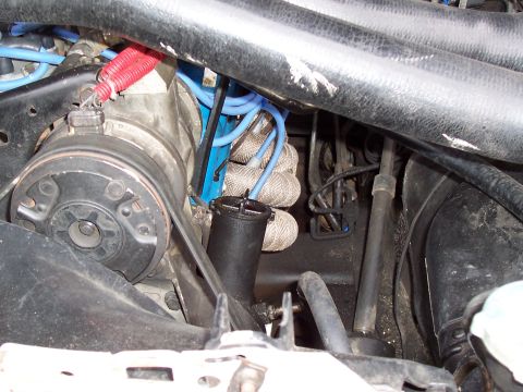 1987 Ford Bronco - Driverside shot of header wrap job.