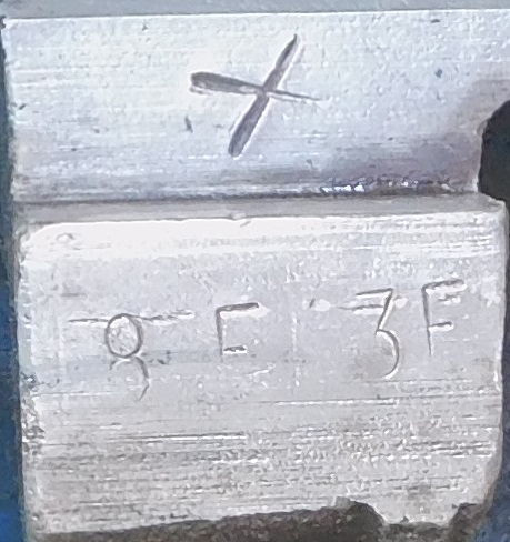 1968 Mercury Cougar - Assembly Date Stamp