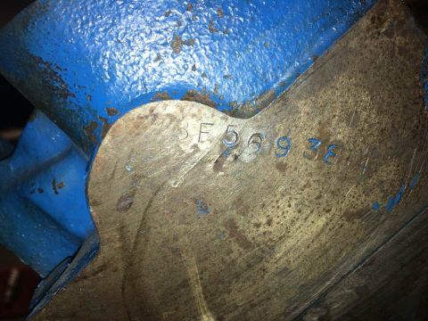 1968 Mercury Cougar - VIN on cylinder head