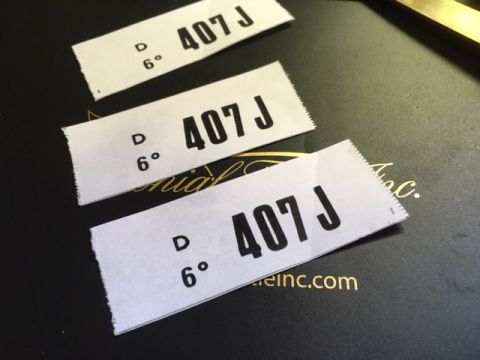 1968 Mercury Cougar - Engine ID Sticker